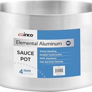 Winware ASSP-26 Professional 26 Quart Aluminum Sauce Pot